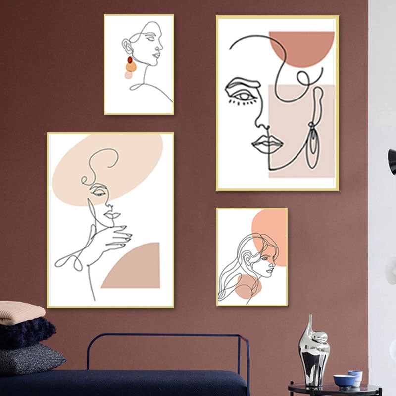 Minimalist Woman Wall Art