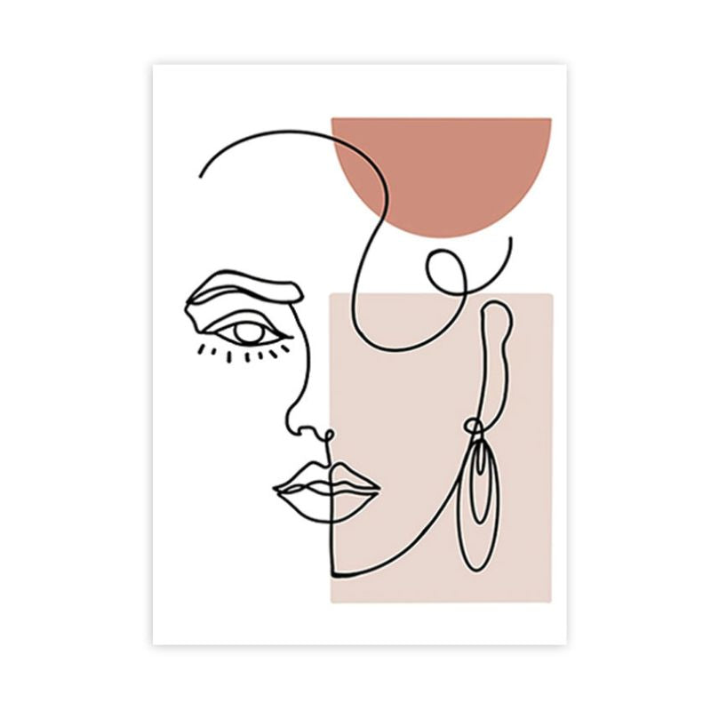 Minimalist Woman Wall Art