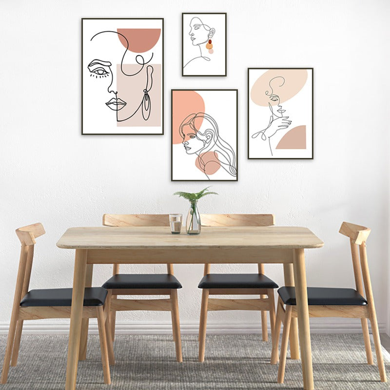 Minimalist Woman Wall Art