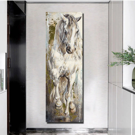Modern Horse Painting Canvas Print