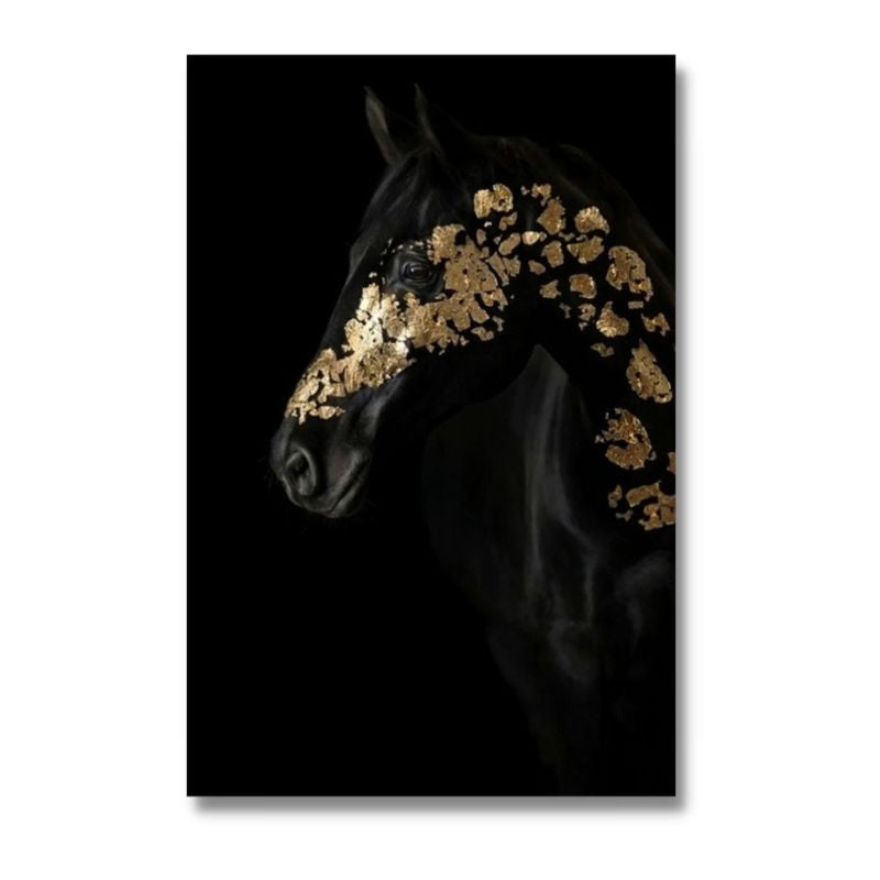 Modern Horse Wall Art Canvas Print