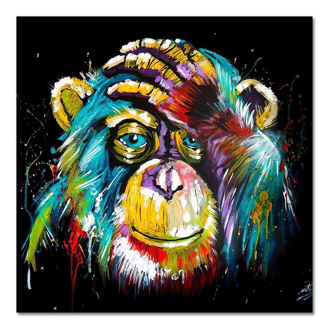 Monkey Head canvas print