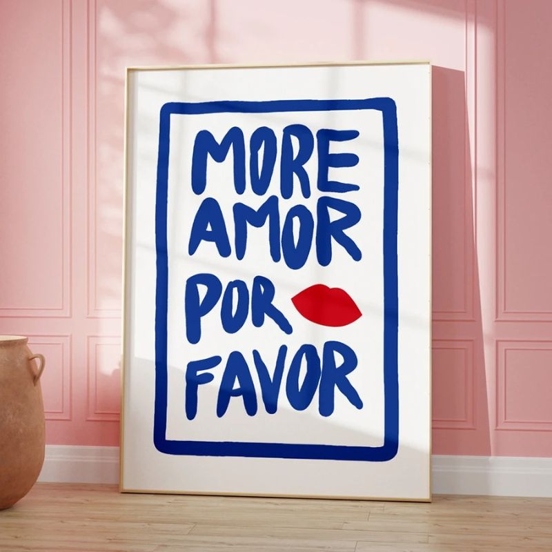 More Amore Por Favor Wall Art