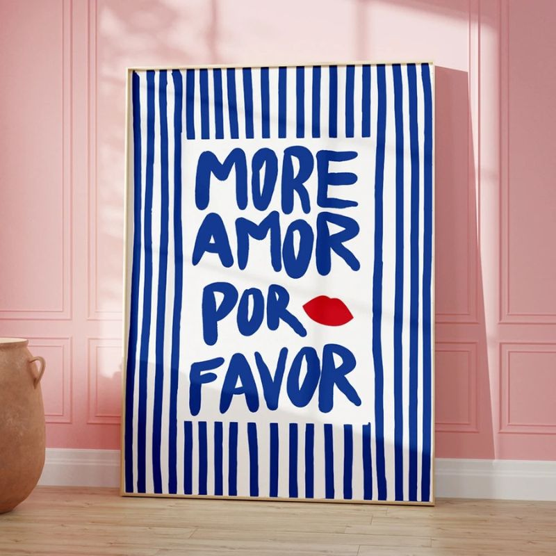 More Amore Por Favor Wall Art