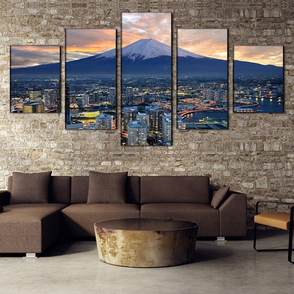 Mount Fuji Japan Wall Art Canvas Print