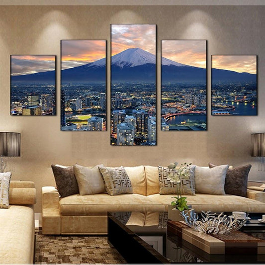 Mount Fuji Japan Wall Art Canvas Print