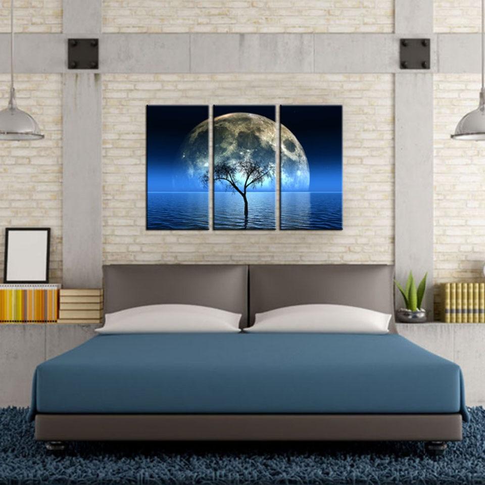 Night Landscape Wall Art Canvas Print