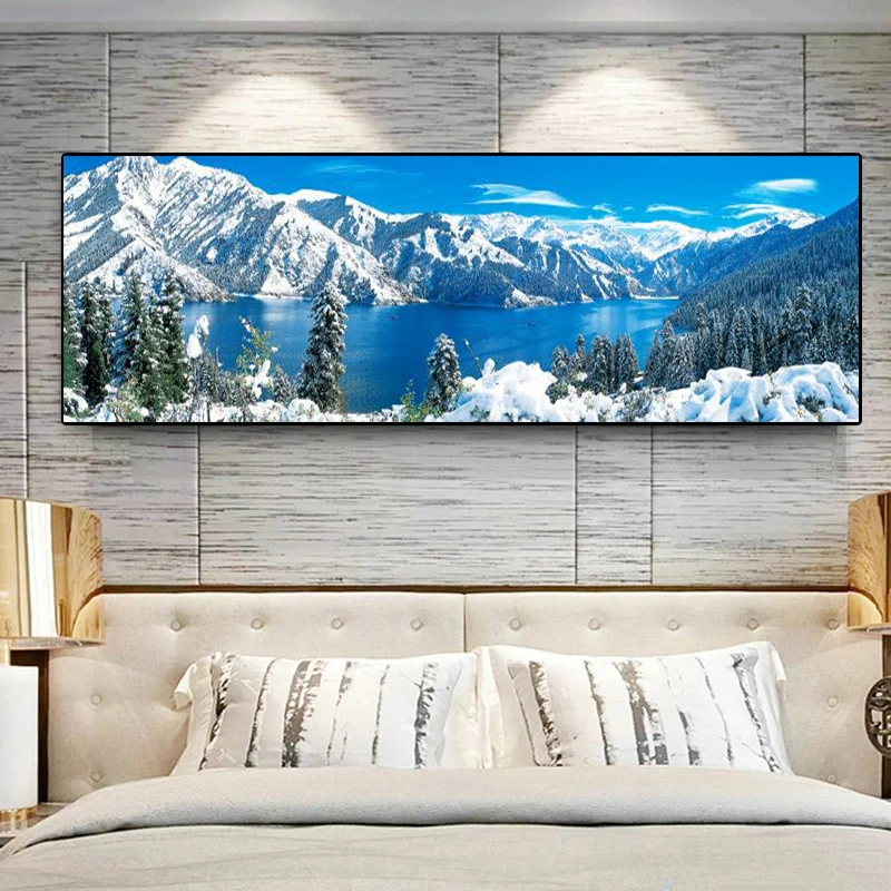 Panoramic Mountain Canvas Print