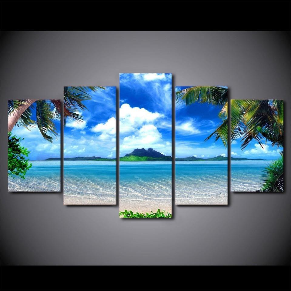 Paradisiac Beach Canvas Print