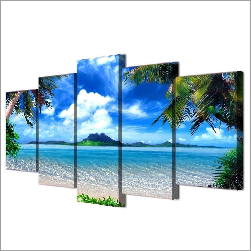 Paradisiac Beach Canvas Print