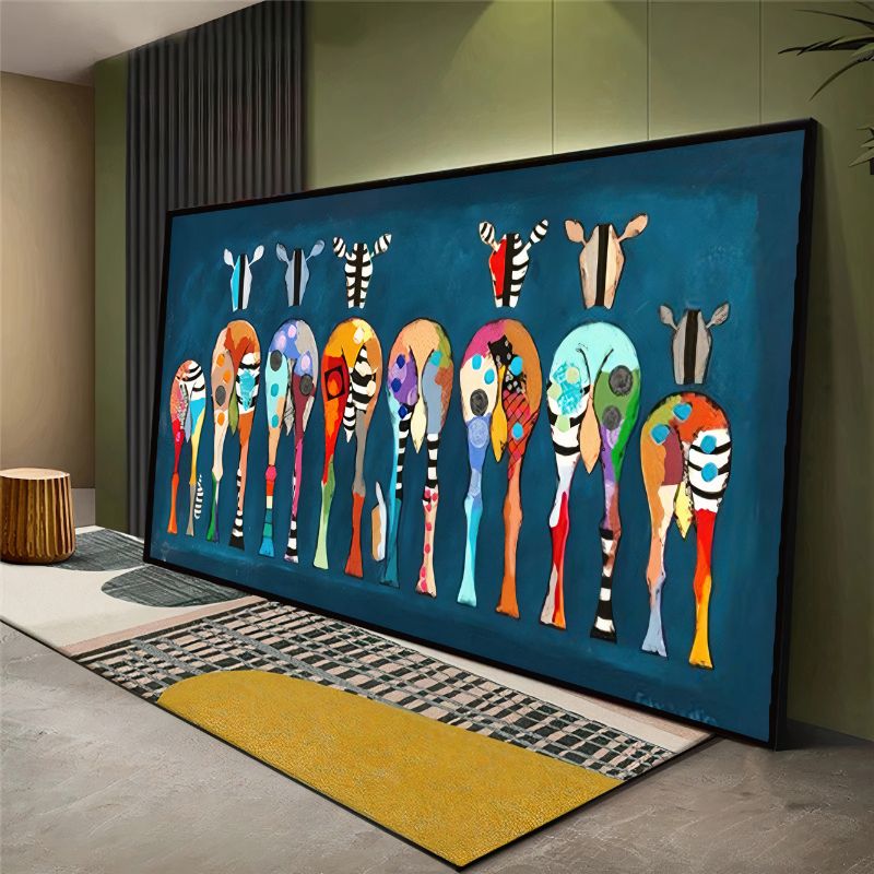 Pop Art Zebra canvas print