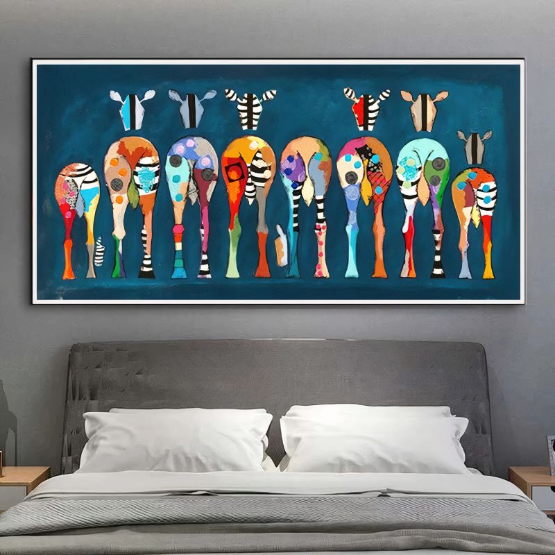 Pop Art Zebra canvas print
