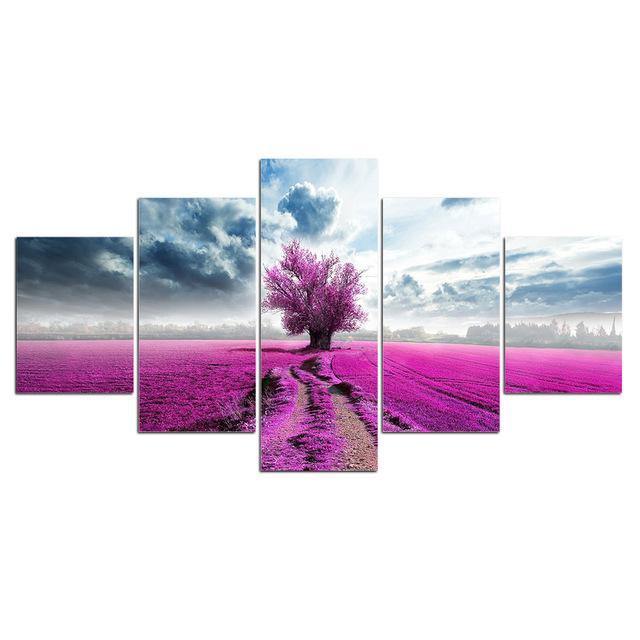 Purple Tree canvas print