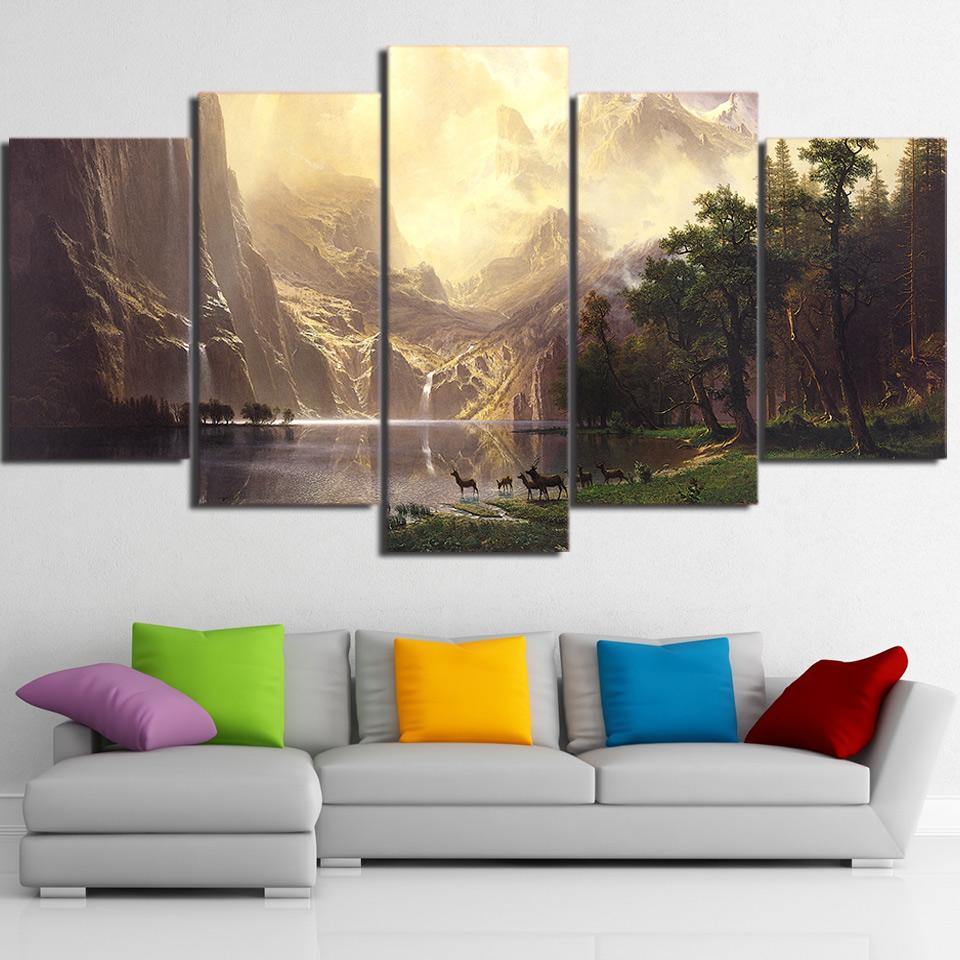 Serene Nature Landscape canvas print