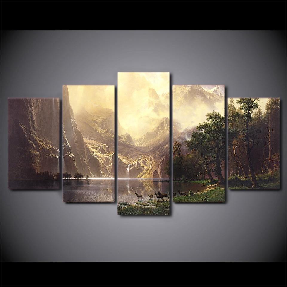Serene Nature Landscape canvas print