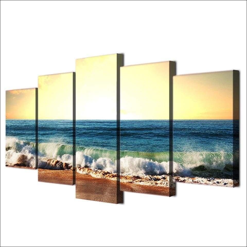 Small Waves canvas print