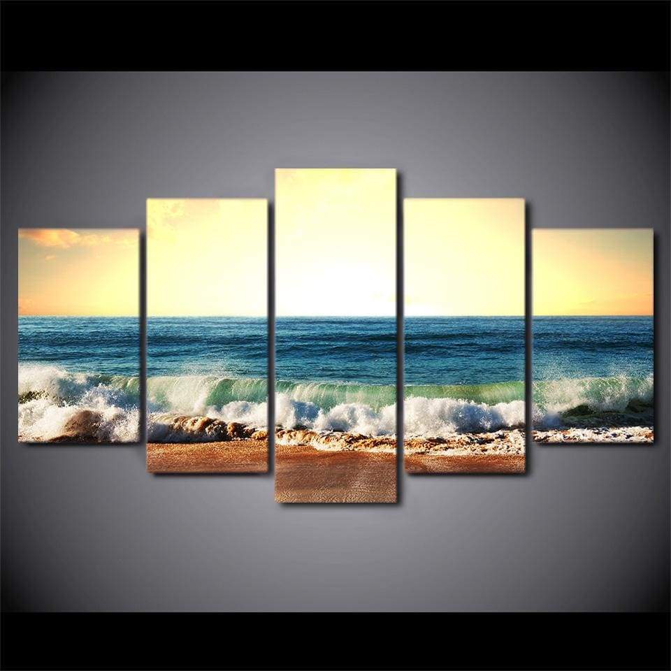 Small Waves canvas print