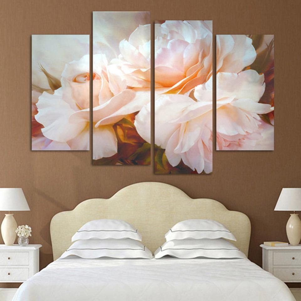 Soft Pink Roses Canvas Print