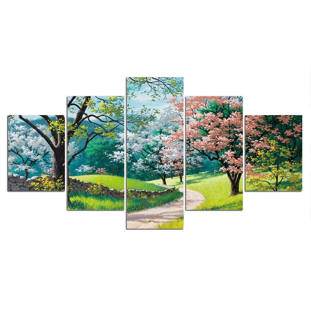 Spring Path Canvas Print