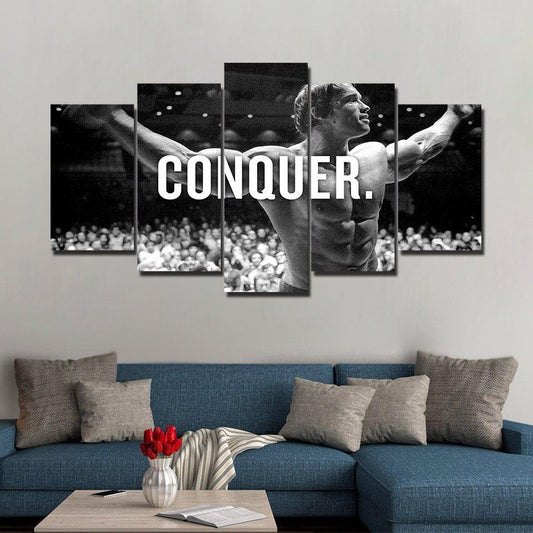 Tableau Arnold Schwarzenegger | Décoration murale imprimée sur toile. - wallartcorner.co.uk