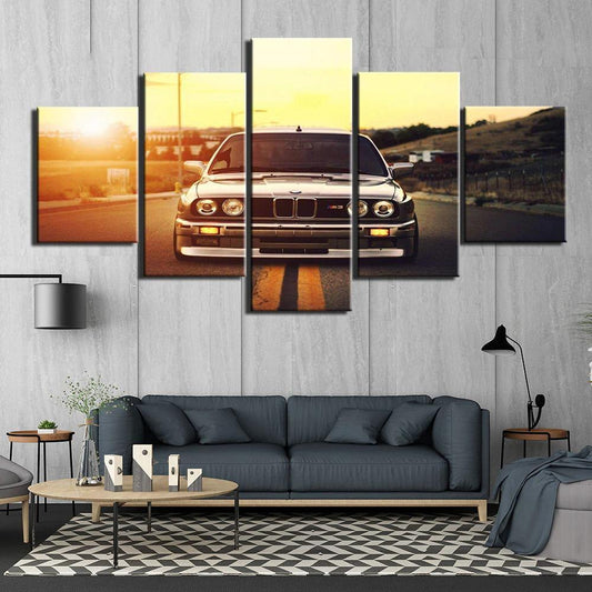 BMW M3 E30 - Tableau mural sur toile imprimée - wallartcorner.co.uk