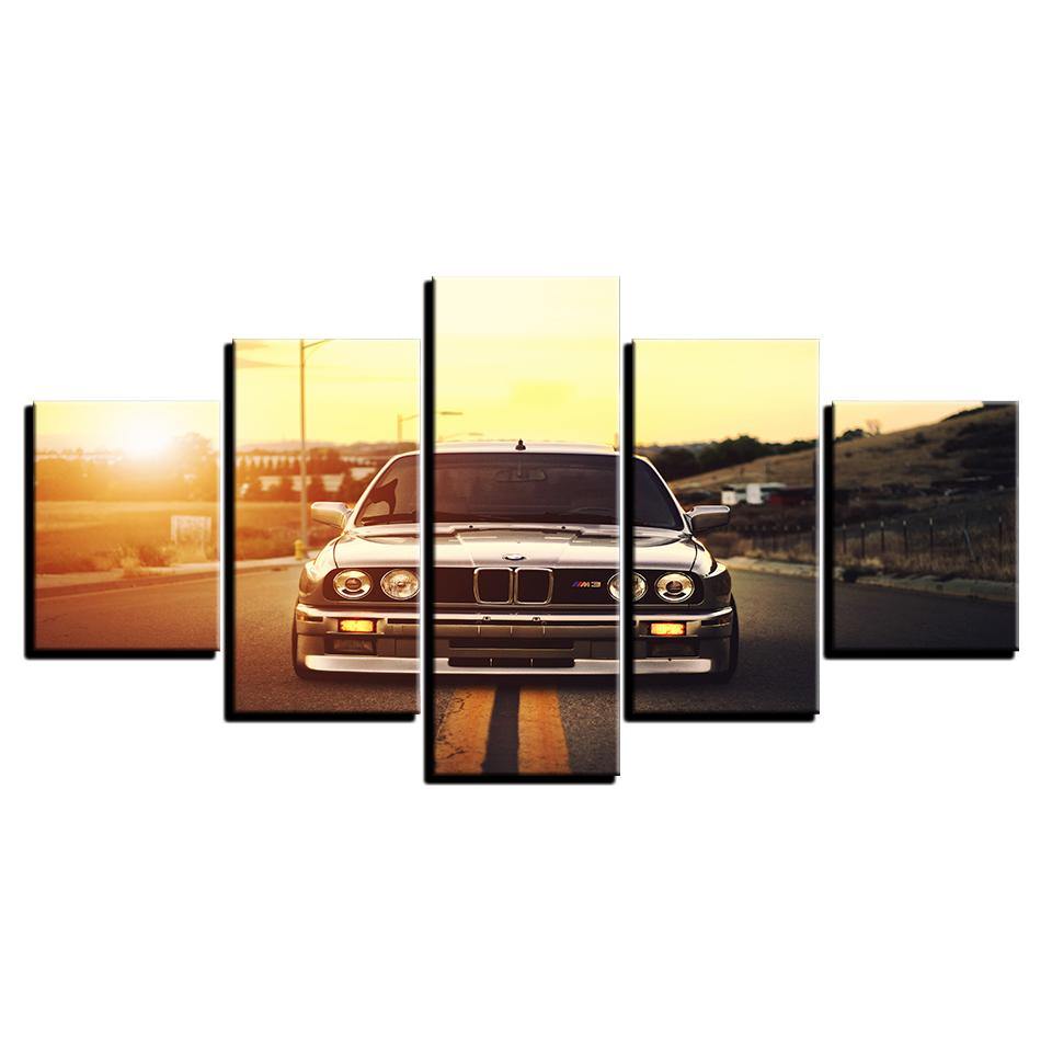 BMW M3 E30 - Tableau mural sur toile imprimée - wallartcorner.co.uk