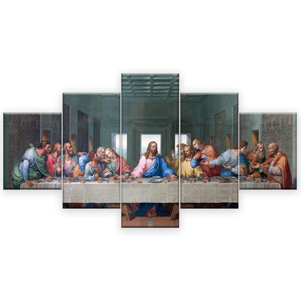 LA CÈNE, LÉONARD DE VINCI - Tableau mural sur toile imprimée - wallartcorner.co.uk