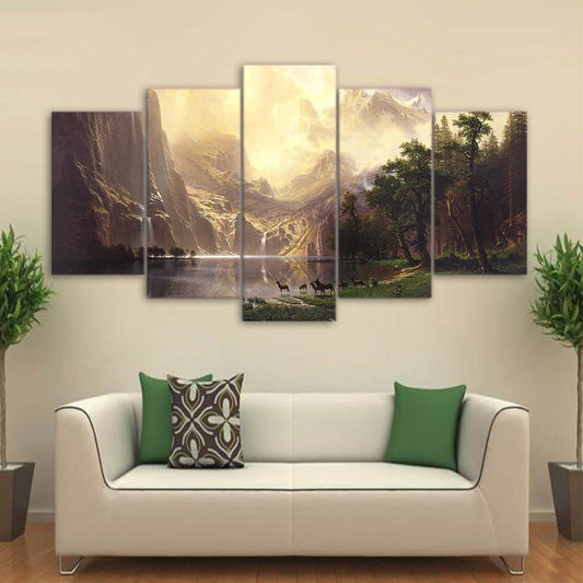NATURE PAISIBLE - Tableau mural sur toile imprimée - wallartcorner.co.uk