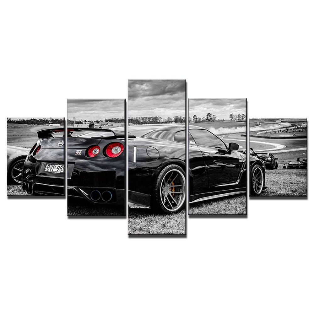 NISSAN GT-R - Tableau mural sur toile imprimée - wallartcorner.co.uk