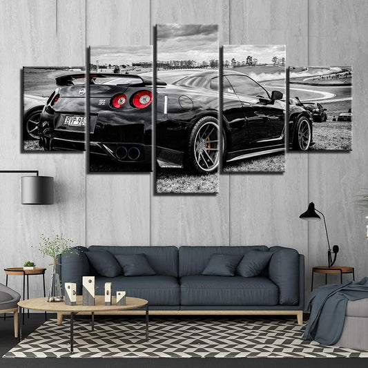 NISSAN GT-R - Tableau mural sur toile imprimée - wallartcorner.co.uk