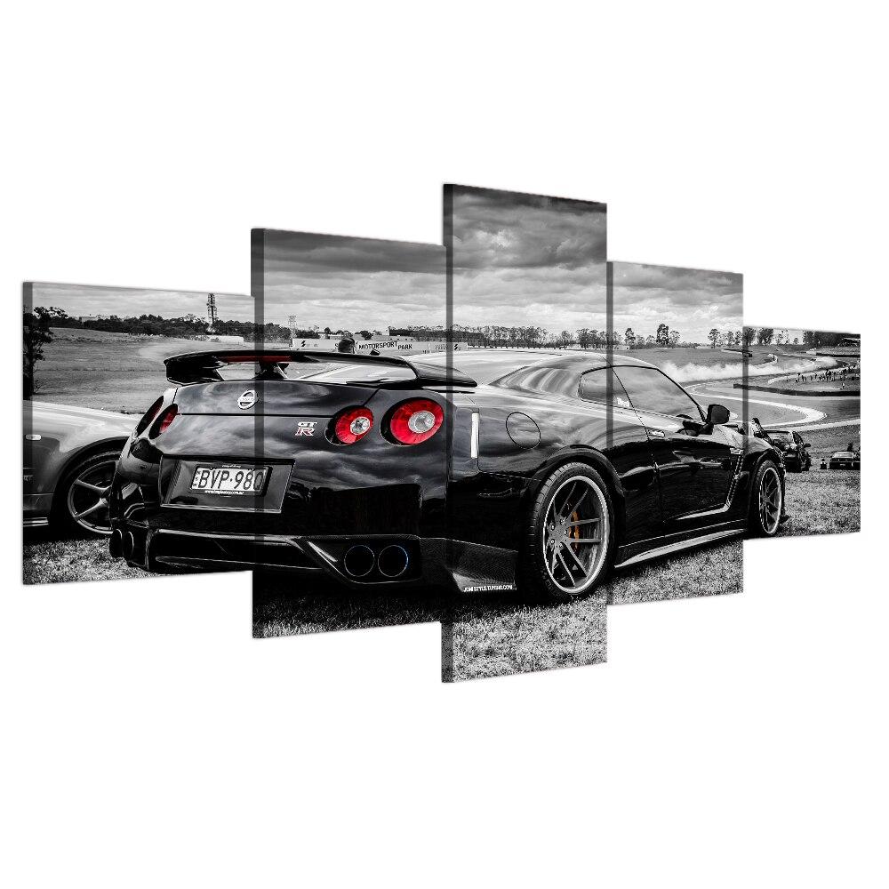 NISSAN GT-R - Tableau mural sur toile imprimée - wallartcorner.co.uk