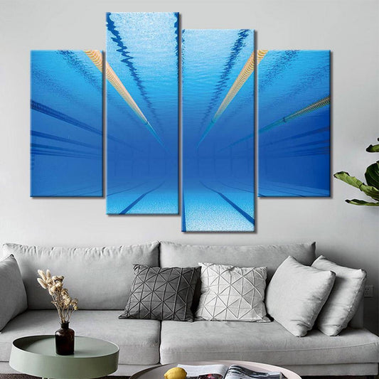 PISCINE - Tableau mural sur toile imprimée - wallartcorner.co.uk