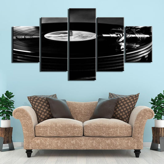 PLATINE VINYLE - Tableau mural sur toile imprimée - wallartcorner.co.uk