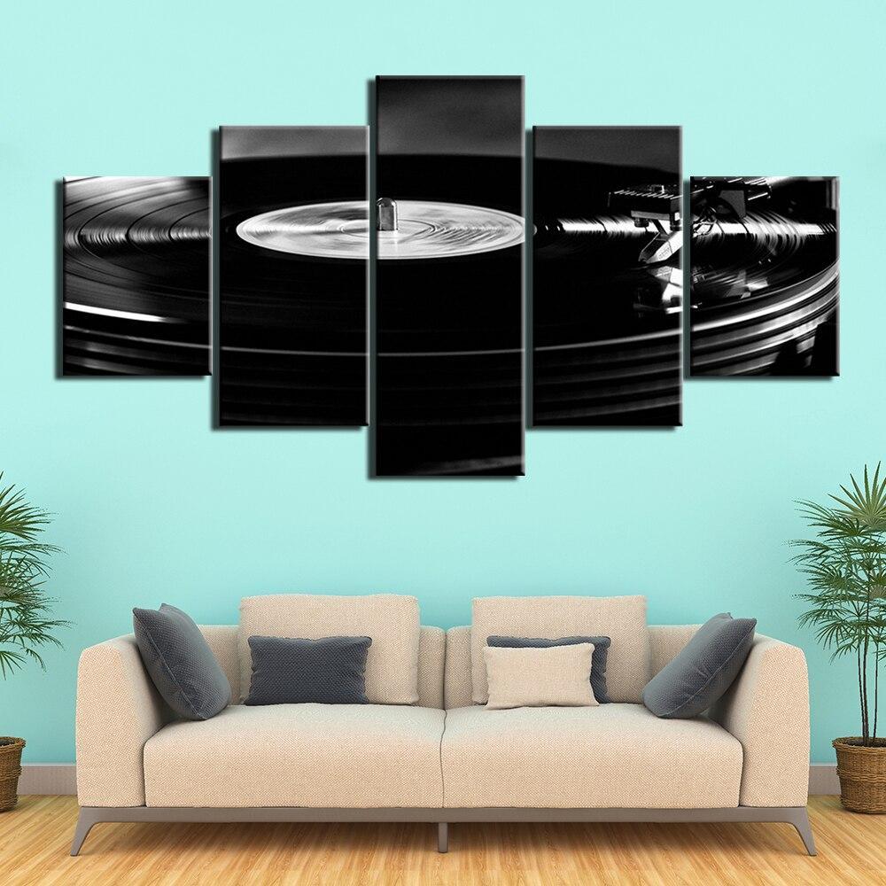PLATINE VINYLE - Tableau mural sur toile imprimée - wallartcorner.co.uk
