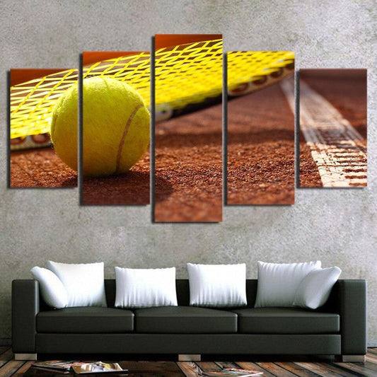 TERRE BATTUE - Tableau mural sur toile imprimée - wallartcorner.co.uk