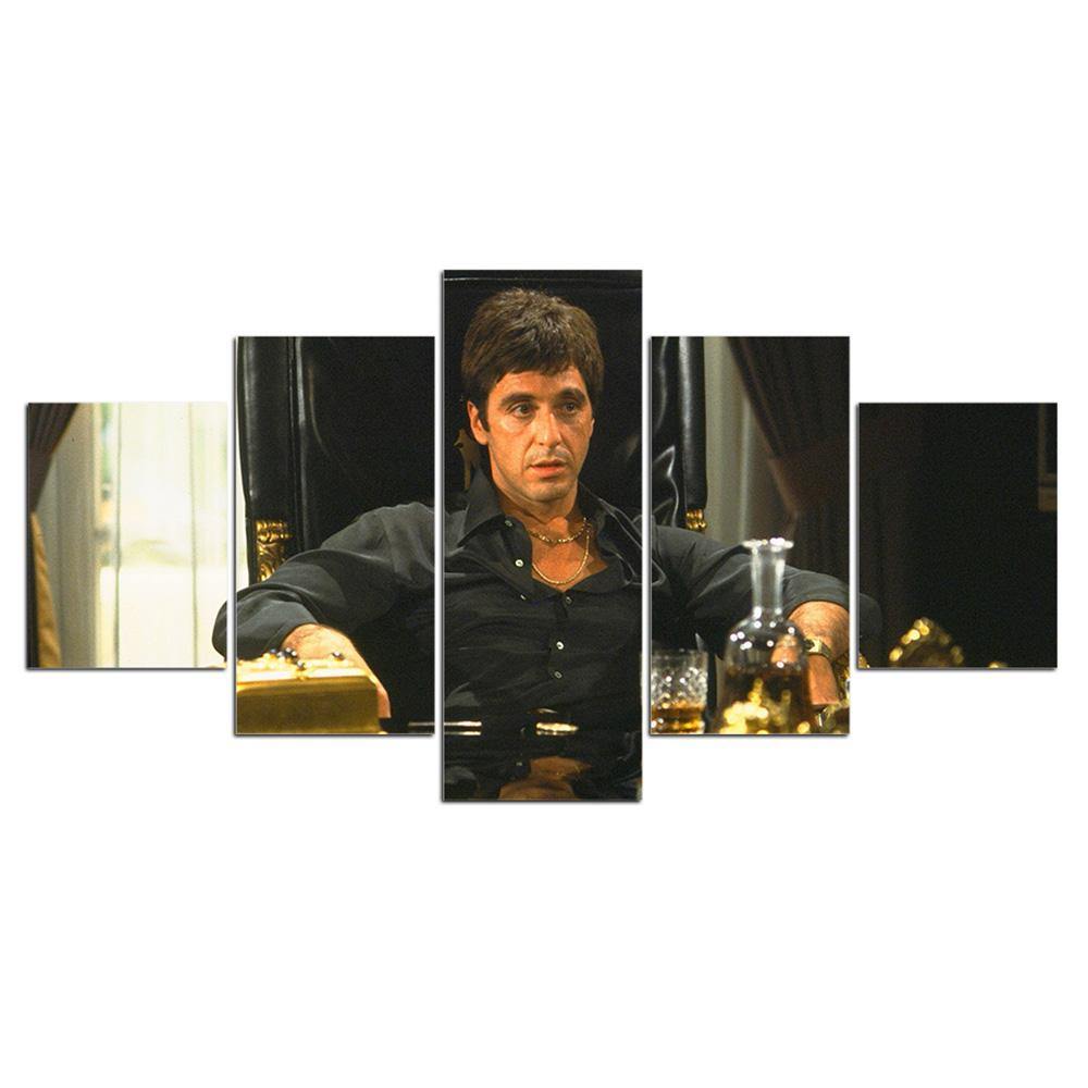 TONY MONTANA - Tableau mural sur toile imprimée - wallartcorner.co.uk