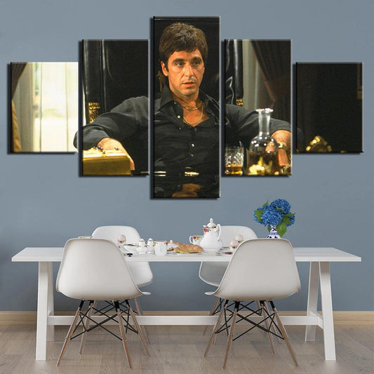 TONY MONTANA - Tableau mural sur toile imprimée - wallartcorner.co.uk