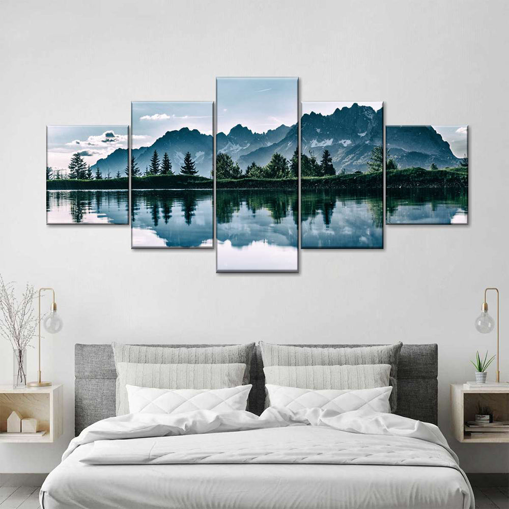 The Mountain Landscape Wall Art Canvas Print