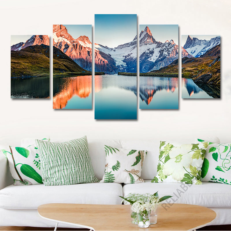 The Mountain Landscape Wall Art Canvas Print