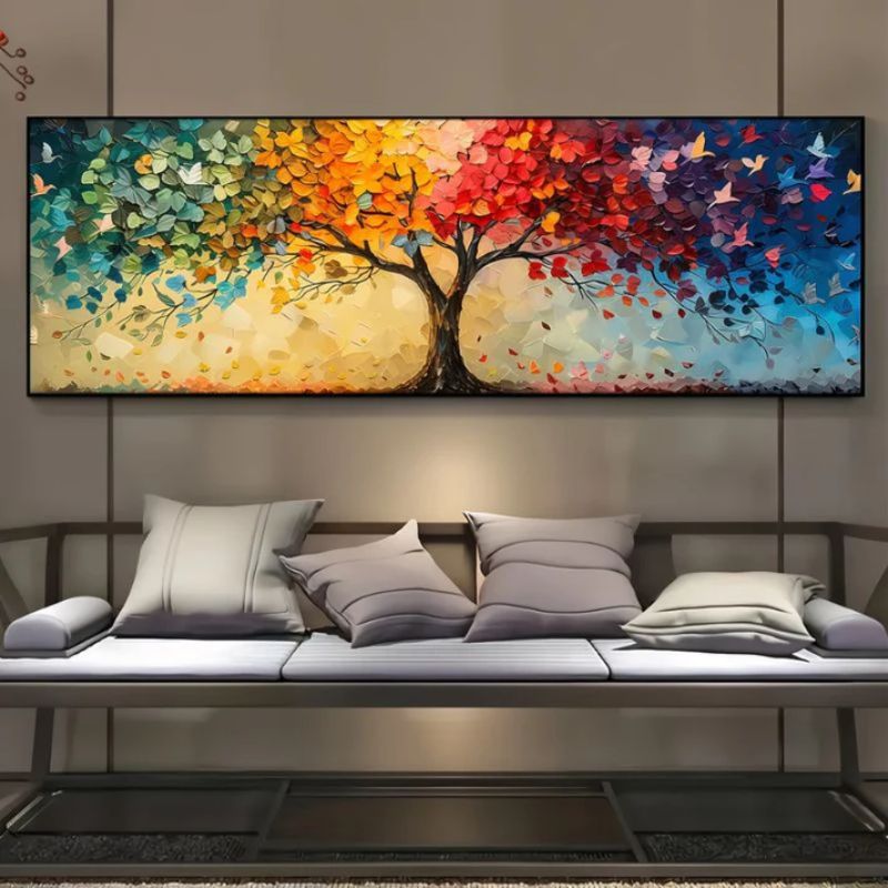 The Tree of Life Four Seasons Wall Art Canvas Print