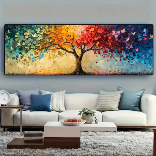 The Tree of Life Four Seasons Wall Art Canvas Print