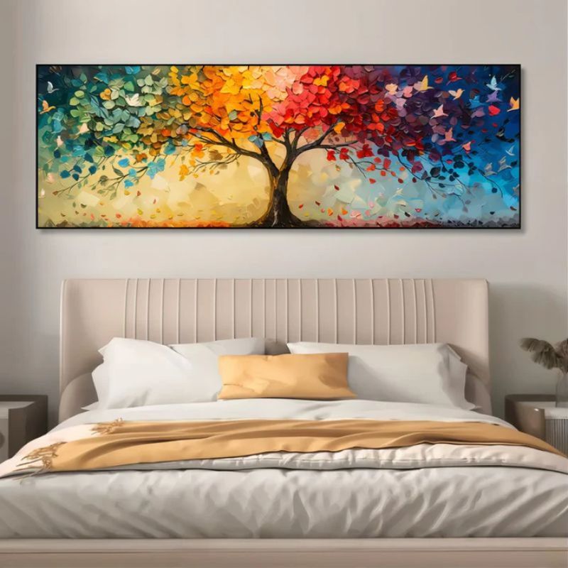 The Tree of Life Four Seasons Wall Art Canvas Print
