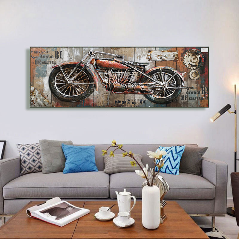 Vintage Motorbike Canvas Print