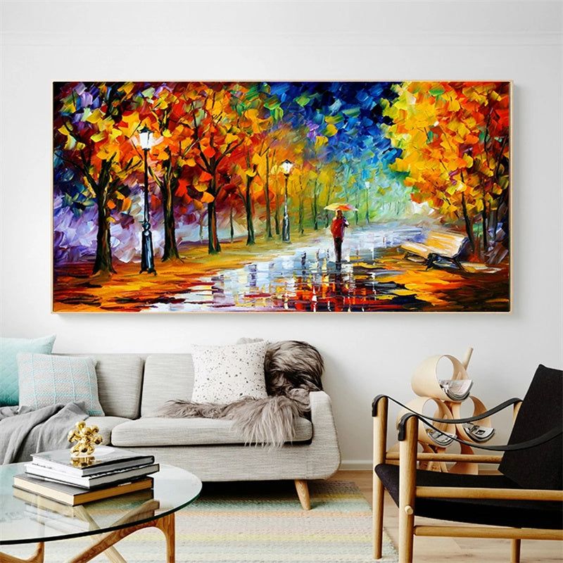Watercolour Landscapes Wall Art Canvas Print