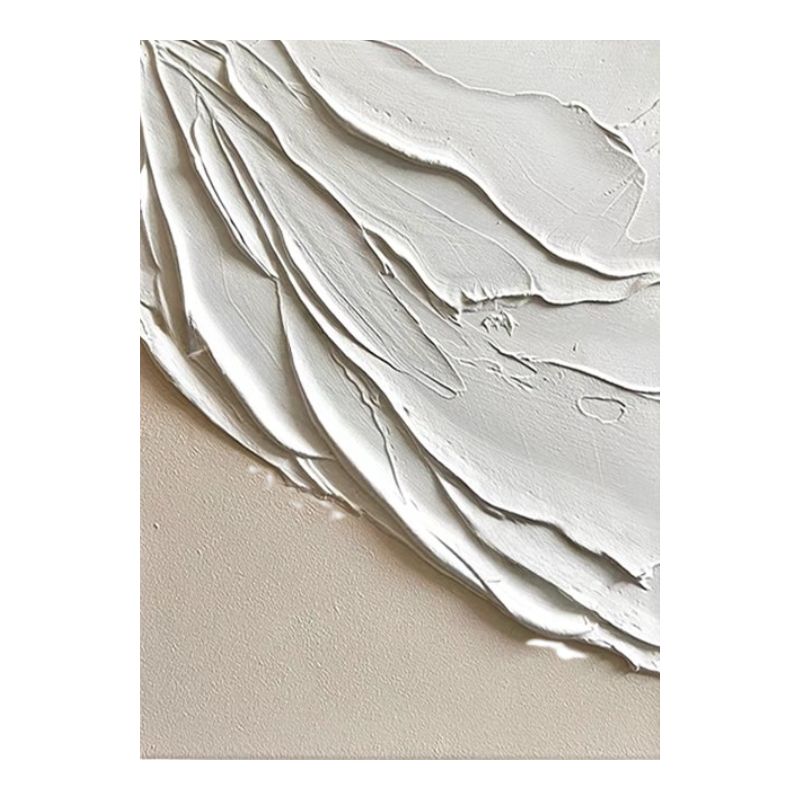 White with a Textured Effect Canvas Print